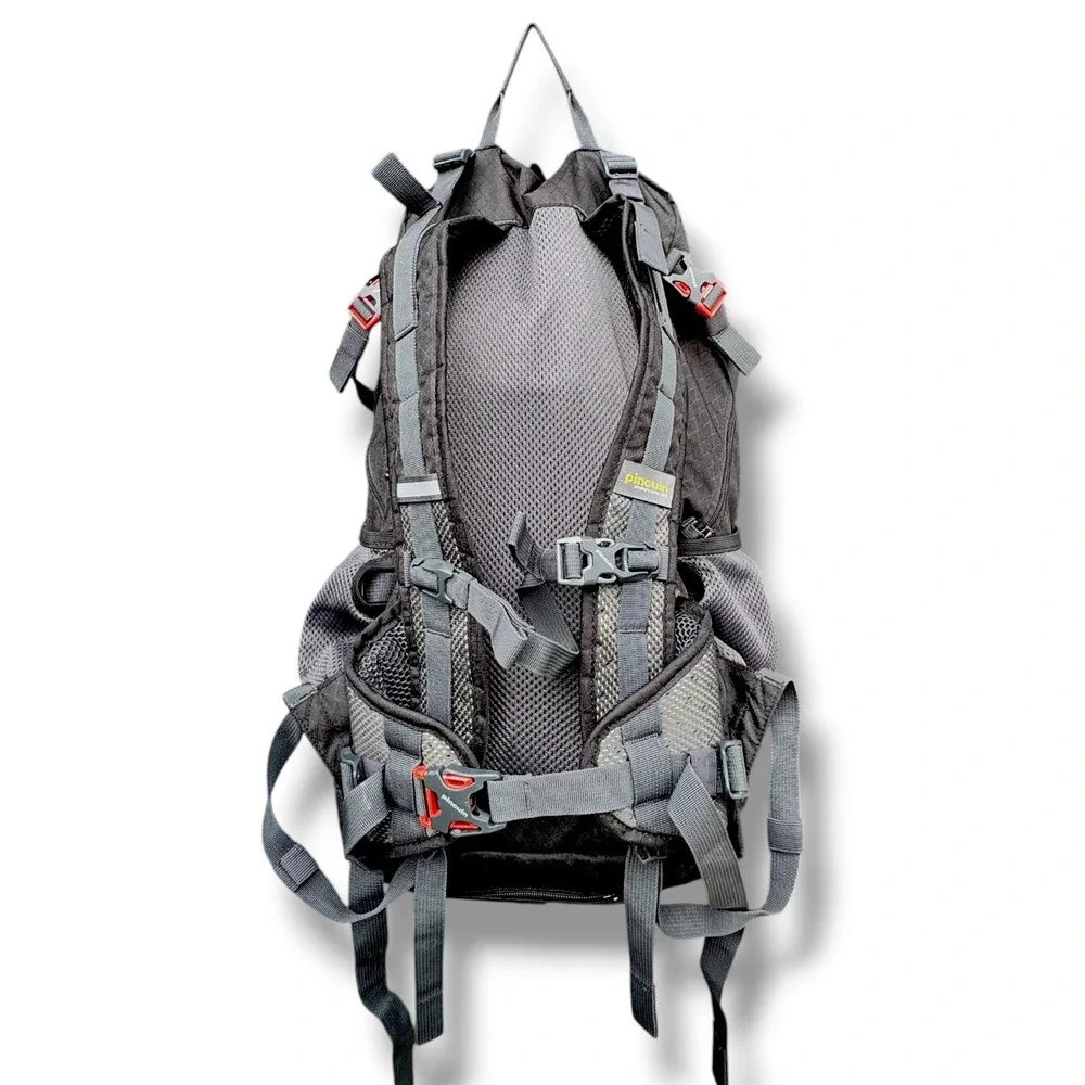 Pinguin Air 33 Hiking‎ Backpack Black Grey Ripstop H2O Hydration Daypack HICOR